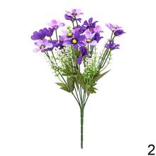 Umelé kvety margarétka v mixe farieb.