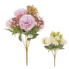 KYTICA PIVONKA,DROB.KVETY, ZELEŇ MIX/2F 38CM - FLORASYSTEM