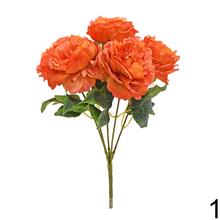 Umelé kvety pivónie v mixe farieb.