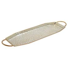 TÁCKA HRANATÁ STRIEB. KOV M 64,5*19*3,5CM - FLORASYSTEM