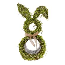 ZAJAC KOŠÍK ŽLT/ZEL RATAN 26*15*49CM - FLORASYSTEM