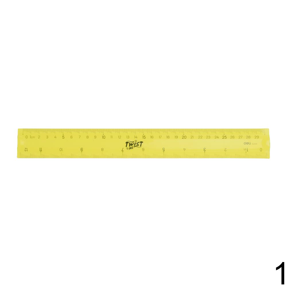 Ohybné pravítko 30cm v mixe farieb