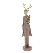 JELEŇ BÉŽOVÝ POLY 8,1*8,4*37CM - FLORASYSTEM