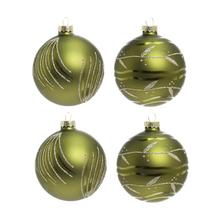 VIAN. GULE PIST/ZLA SKLO S/4 8CM - FLORASYSTEM