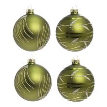 VIAN. GULE PIST/ZLA SKLO S/4 10CM - FLORASYSTEM