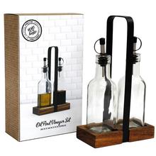 FĽAŠE /stojan/ na olej S/2 z akácie - FLORASYSTEM