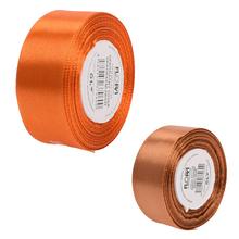 STUHA SATEN ORANŽ. 25MM 15M - FLORASYSTEM