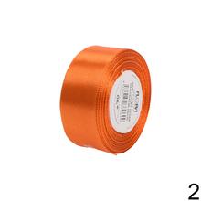 Oranžová saténová stuha 25mm 15m