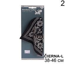 Obojok pre zvieratká šatka v červenej farbe