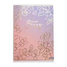 pevná cena! ZOŠIT A4 linajka 52l berry mix - FLORASYSTEM