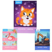 pevná cena! DENNÍČEK A6 mix farb - FLORASYSTEM