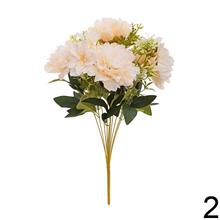 Umelá kytica pivónie s heléborom, mix farieb.