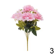 Umelá kytica pivónie s heléborom, mix farieb.