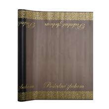 FÓLIA čiernozlatá ,posl.zbohom,50cmx8m - FLORASYSTEM