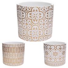 OBAL BIELO/ZLATÁ MIX 3 DRUHY 13,5XV12,5CM - FLORASYSTEM