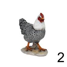 Kohút a sliepka z polyrezu, mix farieb.