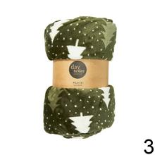 Flanelový pléd s vianočným motívom, 200x150 cm.