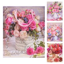 DARČEKOVÁ TAŠKA KVETY VO VÁZE MIX 26x32x10,5CM - FLORASYSTEM