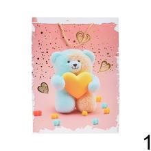 Darčeková taška s medvedíkom so srdcom