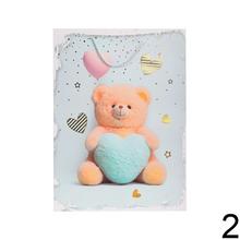 Darčeková taška s medvedíkom so srdcom