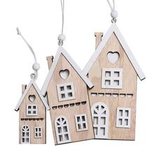 DREVENÉ DOMČEKY NATURAL S/3 (15,12,8CM) - FLORASYSTEM