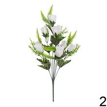 Umelá kytica ruží s listami