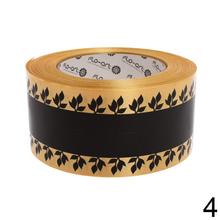 Stuha 6cmx50y v rôznych farbách s listovým vzorom.