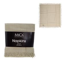 Obrúsky Villia zelené, 4 kusy - d40xš40cm - FLORASYSTEM