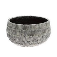 Miska Tobias bielo-sivá V14x28cm - FLORASYSTEM