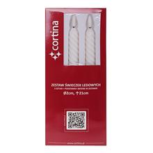 SVIEČKA STOLOVÁ LED S BATER.BIELA 24cm S/2 - FLORASYSTEM