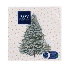 SDL241100 Servítky 33x33cm/20/3vrst. Frosted Forest Charm - FLORASYSTEM