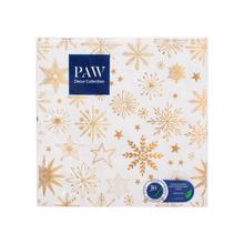 SDL235800 Servítky 33x33cm/20/3vrst. Shiny snowflakes - FLORASYSTEM