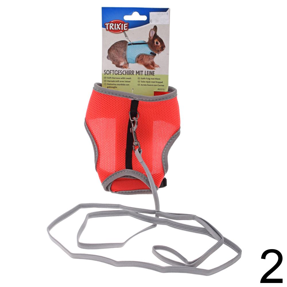 Postroj VESTA s vodítkom pre zakrslého králika