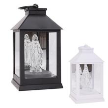 LED LUCERNA MÁRIA BIELA,ČIERNA LA1+BAT - FLORASYSTEM