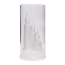 Biele LED sviečky v tube