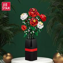 Stavebné bloky - Kytica ruží s 818 dielikmi.