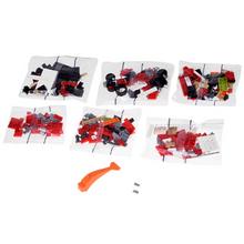 Technické kocky červený kabriolet