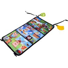 Skladacia senzorická hračka so zrkadlom a kontrastnou knihou.