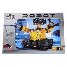 Stavebnica 4 v 1 s diaľkovo ovládanými robotmi a strojmi.