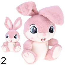 Plyšový králik 40 cm Očarujúci sivý BERRY so skladacími ušami