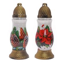 LA798 SL GW KAH. SKLO VIAN.RUŽA,ŠIŠKY 90g 28cm - FLORASYSTEM