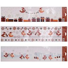 fólia na okná vianočná vtáčik 64x15cm - FLORASYSTEM