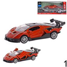 Sada kovových autíčok v troch farbách.