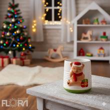 Obal s postavičkou medvedíka vianočný