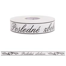 STUHA smútočná 3cm/100y bielo/čierna - FLORASYSTEM