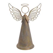 ANJEL SIVO/ZLA PLECH 25,5*18,5*10,5CM - FLORASYSTEM