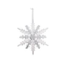 ZÁVES VLOČKA PLAST 16*16*2,5CM - FLORASYSTEM