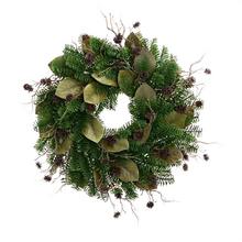 VENIEC ČEČINA,ZELEŇ,KONÁR,ŠIŠKY 45CM - FLORASYSTEM