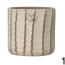 Obal pruhy prírodný mix 3 druhy 13x13 cm