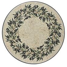 Oceľový vonkajší stôl Athens s priemerom 58 cm a výškou 76 cm.